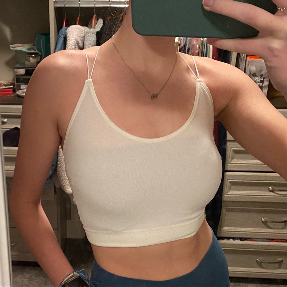 White Cotton On Crop Top